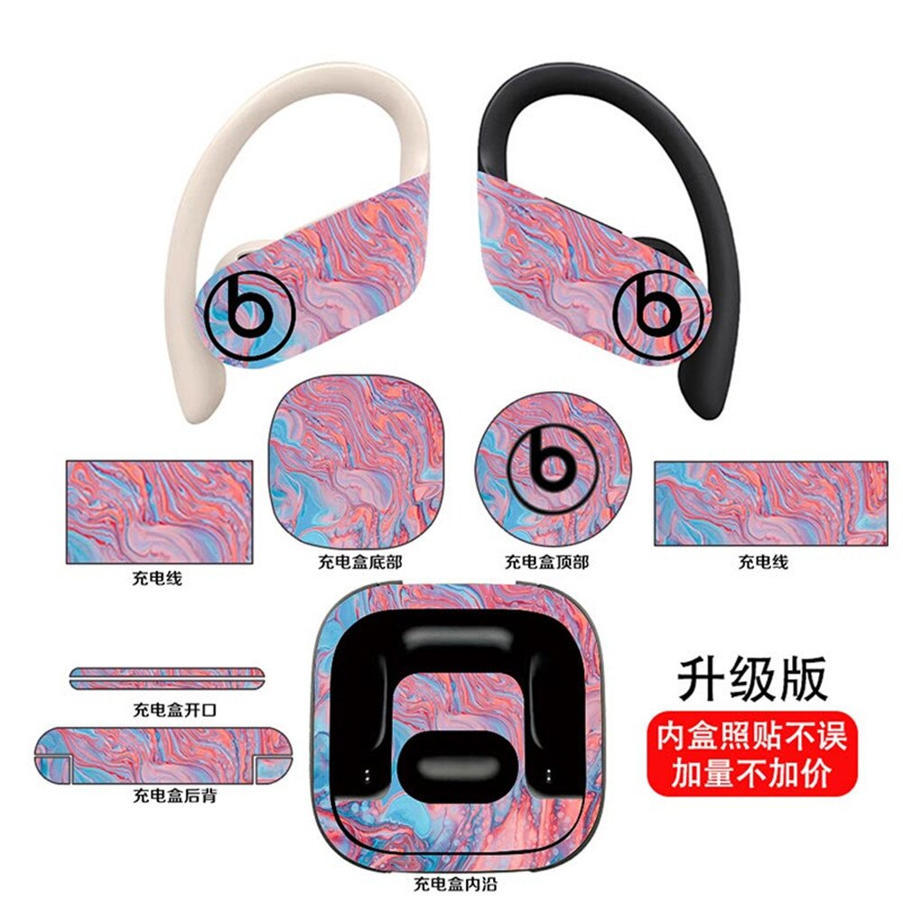 Voor Powerbeats Pro Skin Sticker -Ultra Dunne Decal Bescherming Voor Powerbeats Pro