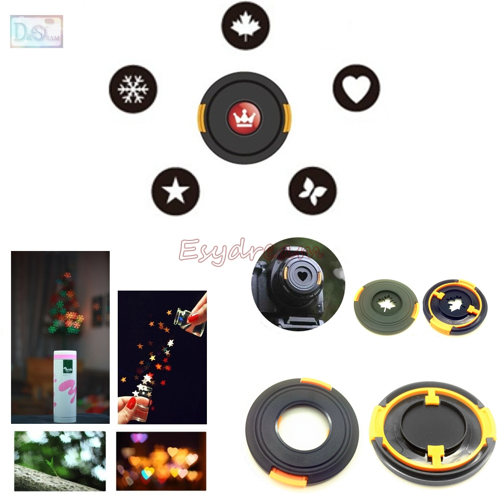 58mm bokeh-effect lensdopdekselfilters voor artistieke romantische scènefotografie cameralenzen 58 mm