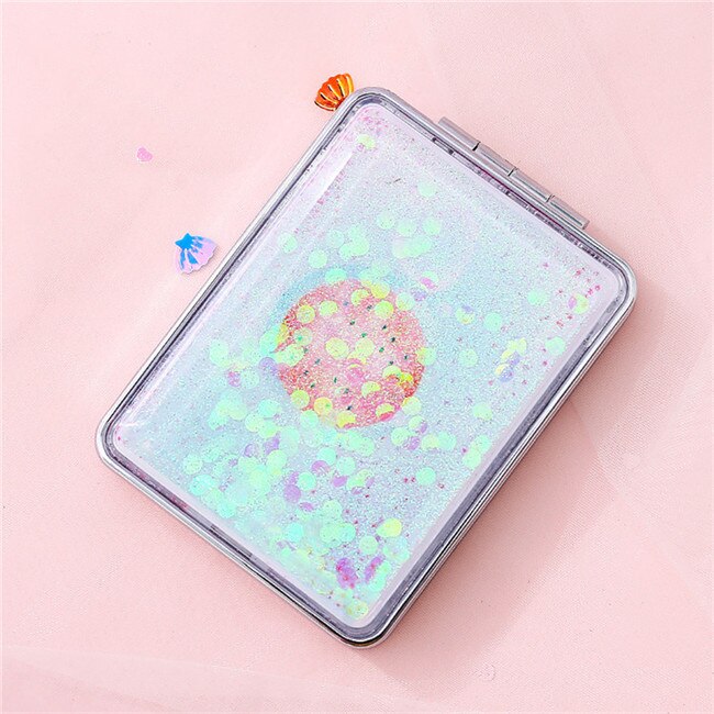 Pocket Mirror Makeup Compact Hand Mirror mini Small Mirror Portable Mirror Compact Cosmetic espejos de bolsillo mujer spiegel: 4