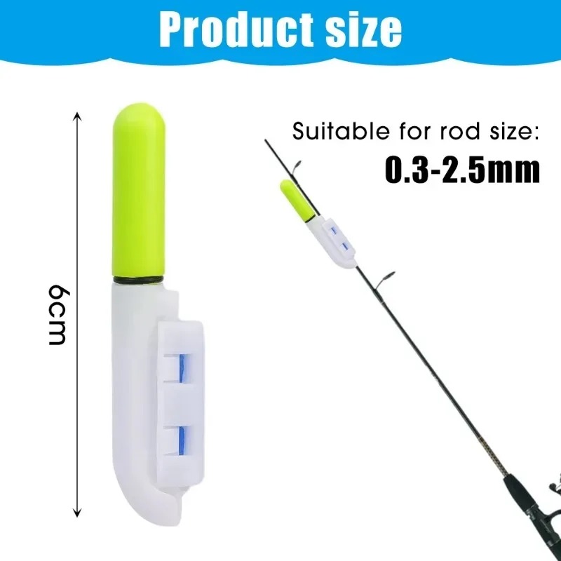Bâton lumineux LED électronique pour la pêche de nuit, 1 à 5 pièces, flotteur étanche pour pêche de roche, batterie gonflable