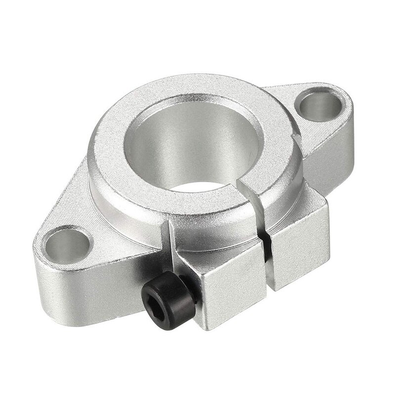 Support de guidage de Rail de tige de serrage de Rail de mouvement linéaire pour arbre de diamètre de 20mm, aluminium (4 pièces SHF20)