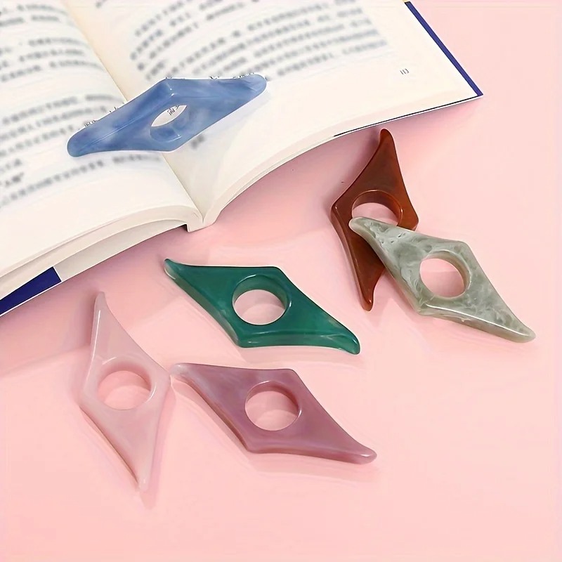 Duimhouders voor boeken, paginahouders, schoolbenodigdheden, leesaccessoires voor leerlingen, handige bladwijzers, lijmaccessoires