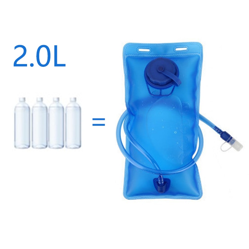 Cycling Water Bag Portable Outdoor Water Reservoir 2.0 L Folding Sport Hydration Bags For Camping Hiking Climbing Running