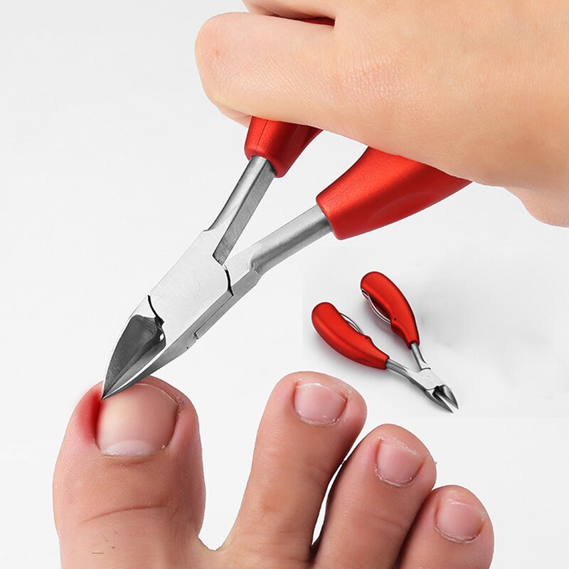Stainless Steel Toe Nail Nipper Cutter Clipper Ingrown Pedicure Cuticle Scissor