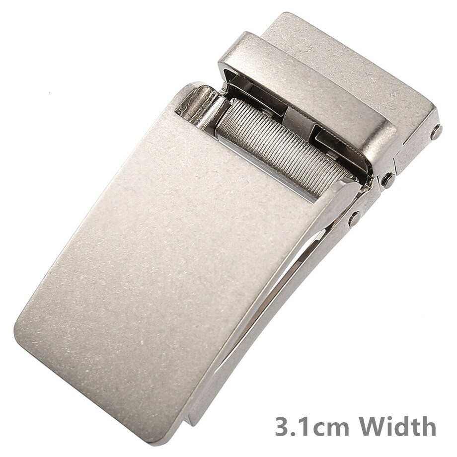 3,1-3,2 cm Rachet Gürtel Schnallen Zink-legierung Klicken Gürtel Schnalle Kopf Geeignet 3-3,1 cm breite Lochlosen Automatische Gürtel B987