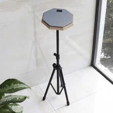 Rubber Houten Domme Drum Praktijk Training Drum Pad Met Stand Voor Jazz Drums Oefening