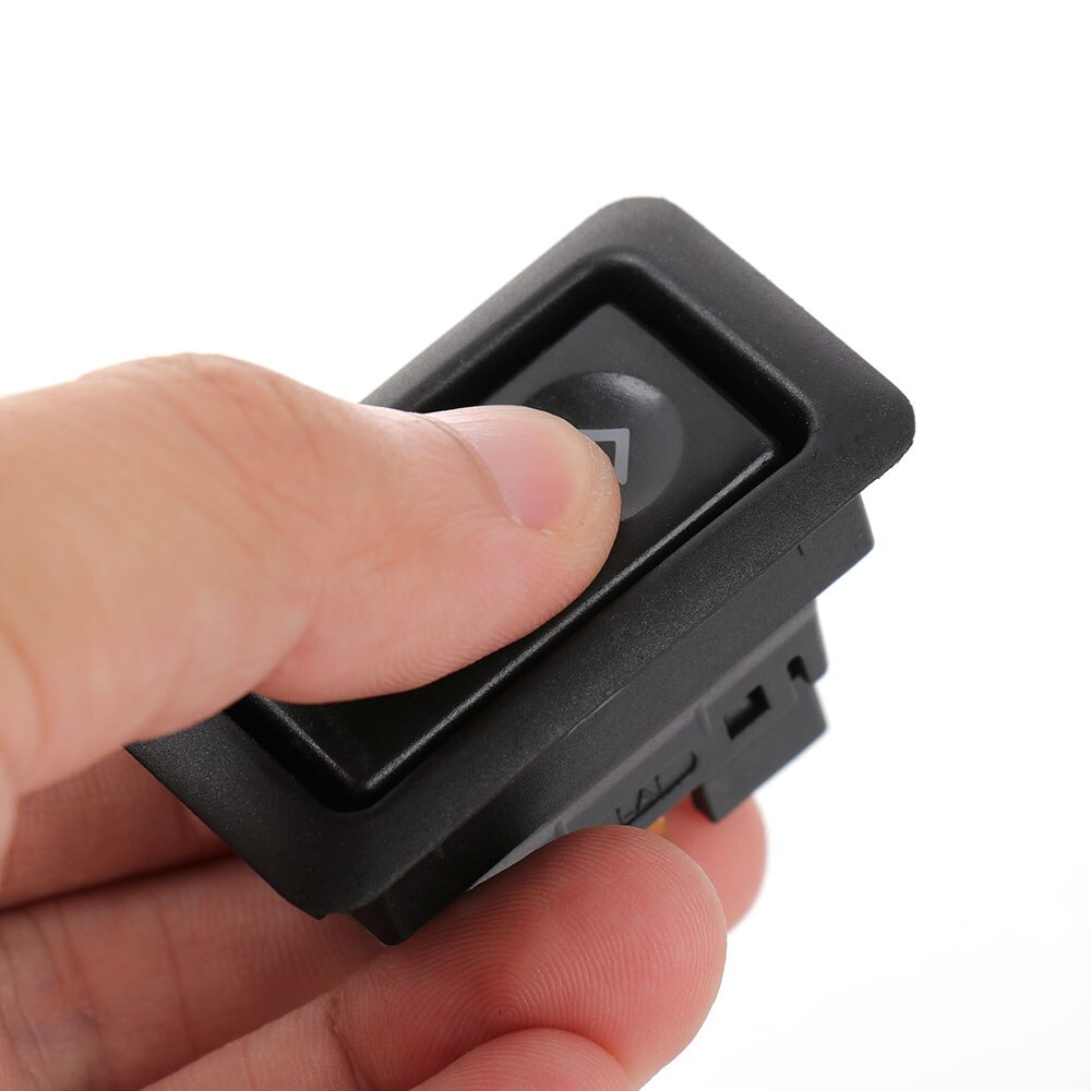 Universal Switch Power Window Button Commutation Switch Auto Glass Lifter Switch, Indicator Single Button Car Acessorie