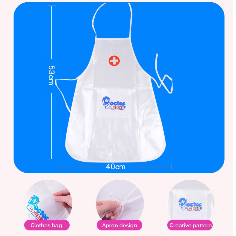 Jeu de rôle ensemble de jouets docteur vêtements jouets enfants jouer rôle médecin infirmière jouets garçons fille enfants semblant Simulation jouet enfant