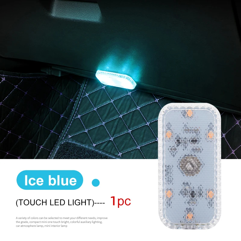 LED Innen Licht Nacht Lampe Magnetische Drahtlose berühren Licht Auto Dach Decke Leselampe für Kofferraum Lagerung Kasten USB Aufladen: MULTI