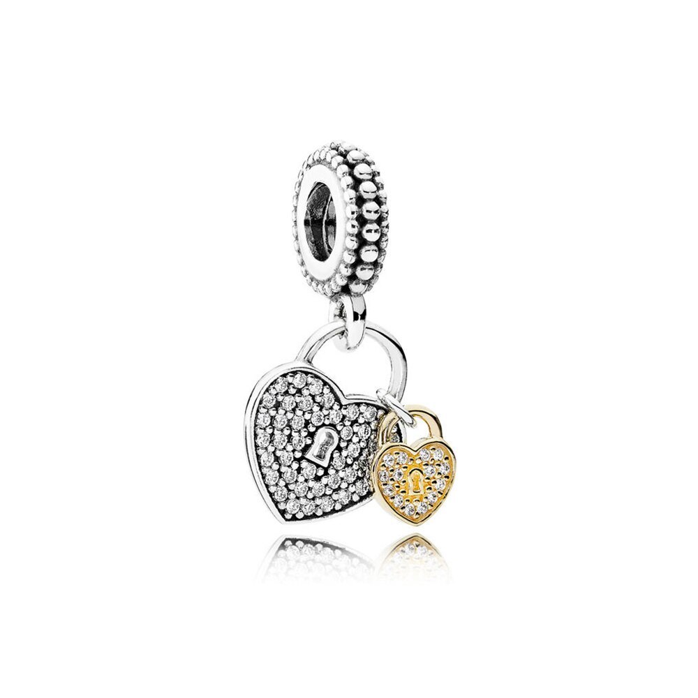 Klassisk 925 sølv fremtidige frø, kærlighed lås, charmerende hjerte, kære moder hjerte vedhæng originale smykker til w: 6