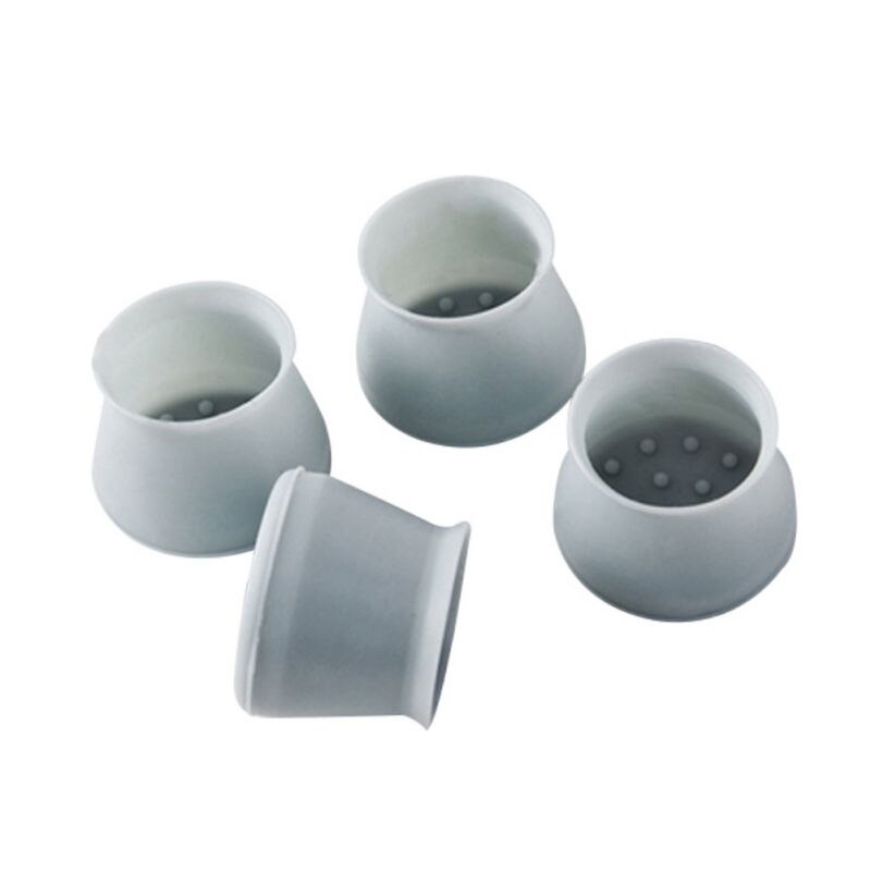 Silicone Mat Table Chairs gloves Foot Protection Pads Thick Non-slip Desk Chair Leg Mute Protective Sleeve Cover 4pcs/set .