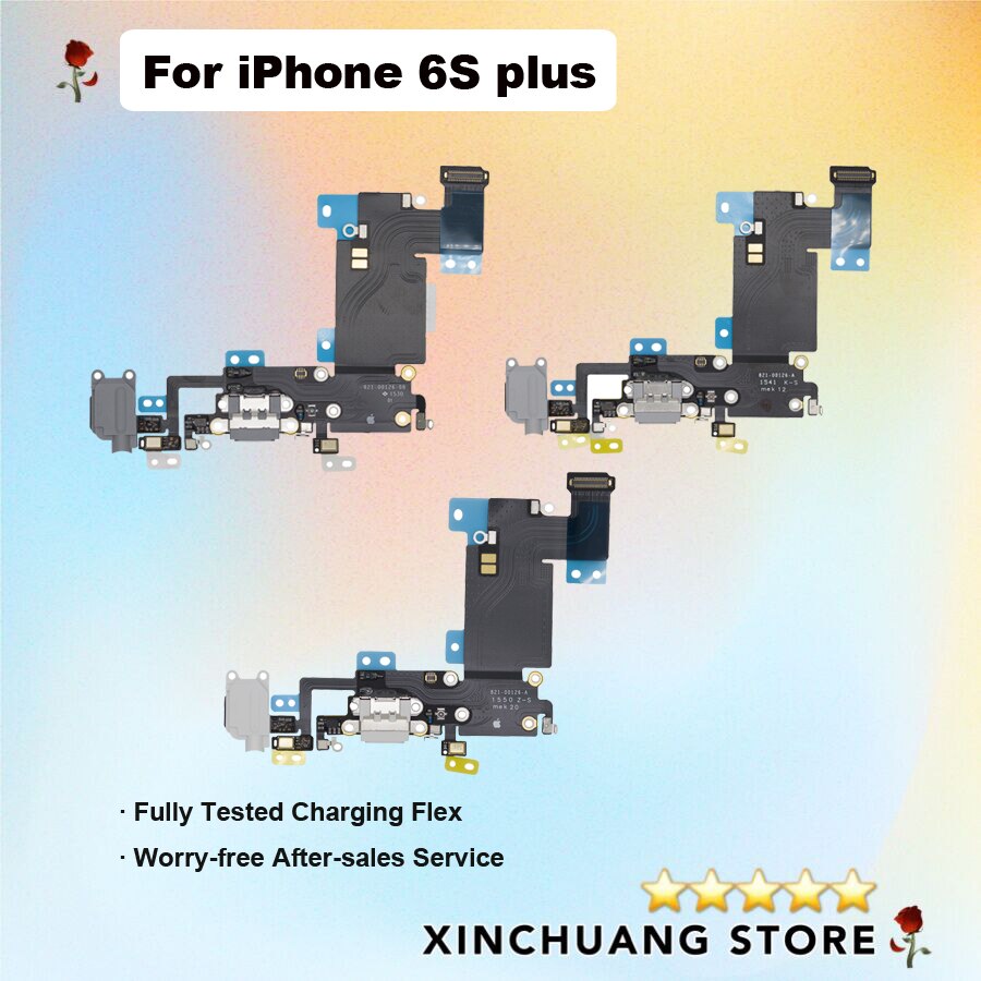 Original Charging Charger Port USB Dock Connector Flex For iPhone 6 - 6 plus - 6S - 6S plus With Headphone Audio Jack & Mic