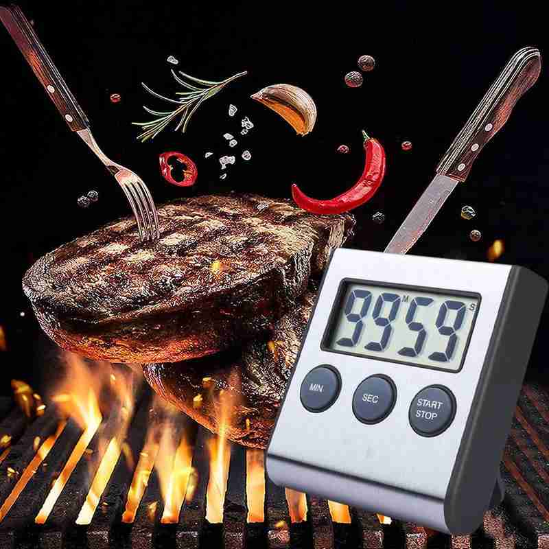 Kitchen Cooking Timer Digital Display Countdown Reminder Baking Timer