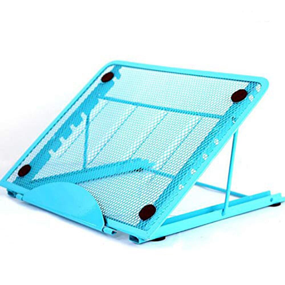 Verstelbare Laptop Stand Folding Cooling Mesh Beugel Desktop Kantoor Tablet Pad Lezen Stand Warmte Reductie Houder Hand Tool