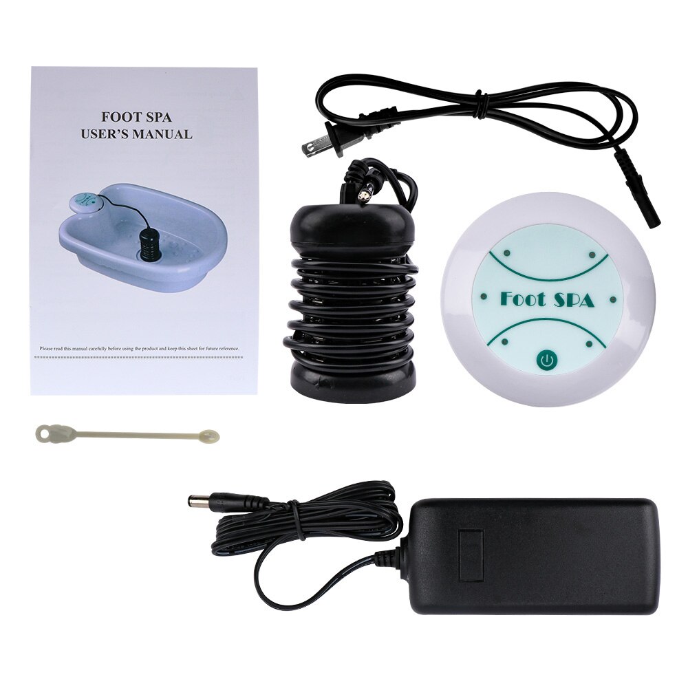 Voetenbad Detox Machine Voet Massage Aqua Cell Spa Ion Reinigen Ionische Detox Voet Detox Arrays Aqua Spa Relief Pijn voet Massager: Ionic detox machine
