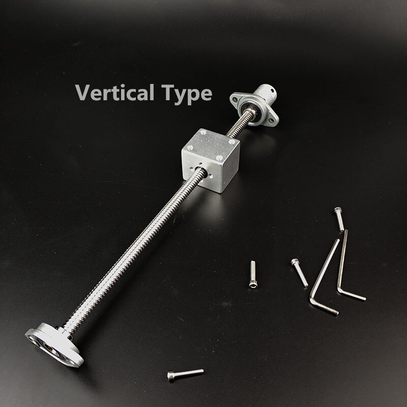 Kande Bearings 1 set Horizontal Screw Rod or 1 set Vertical Screw Rod 200mm- 500mm