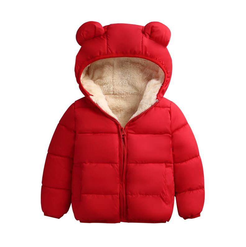Veste d'automne et d'hiver pour bébés filles | Manteau ,, vêtements pour enfants: BN188 RED / 3T