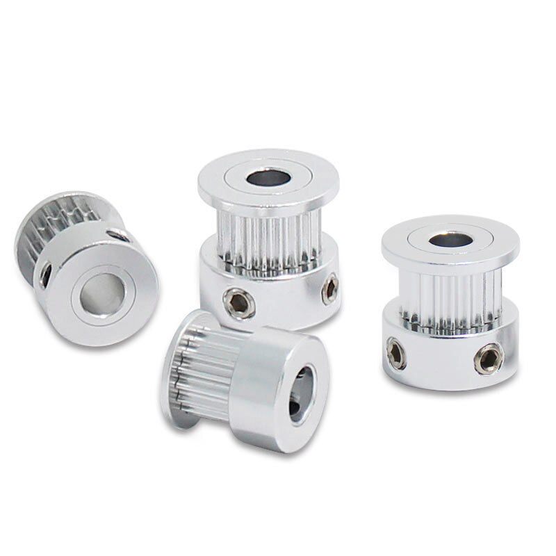 J-head GT2 poulie de distribution 16 dents 2GT 20 dents alésage en aluminium 5mm 8mm roues synchrones pièce d'engrenage pour largeur 6mm 10mm