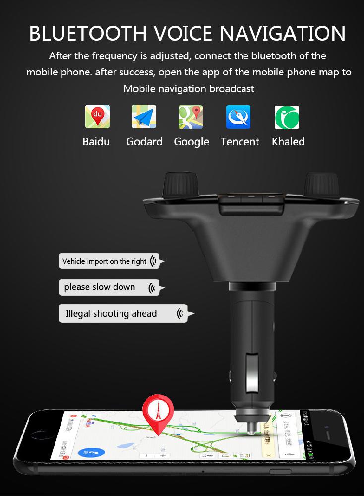 FM Transmitter Aux Modulator BT06 Bluetooth 4.0 Car Audio MP3 Player Hands-Free Car Kit Wireless Radio Audio Adapter Charger