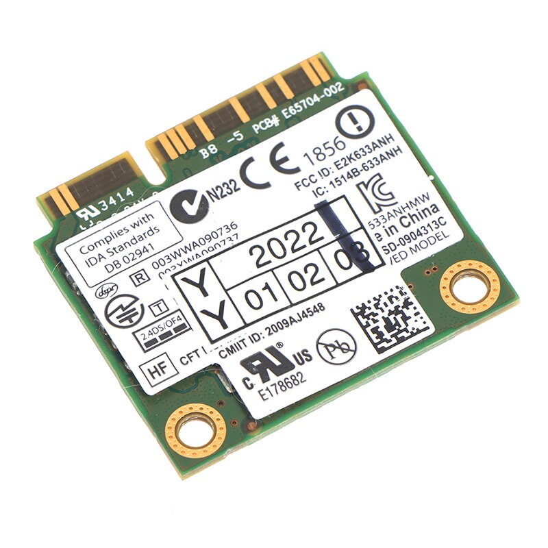 Dual Band Wireless Card For Intel 6300 633ANHMW Wifi Mini PCI-E Laptop Wireless Card