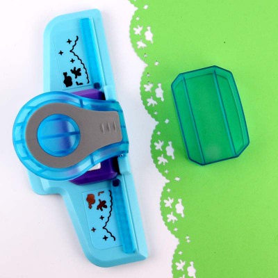 scrapbook punches cutter fancy border embossing punch flower embossing folders for card making paper craft supplies: 4