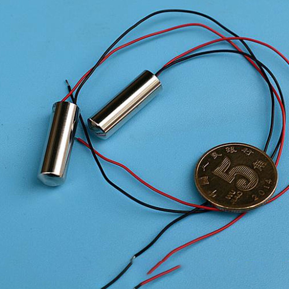 DC3V 3.7V 6V Cylindrical vibration motor micro 614 coreless motor Vibrator massager DIY Beauty equipment Aluminum alloy housing