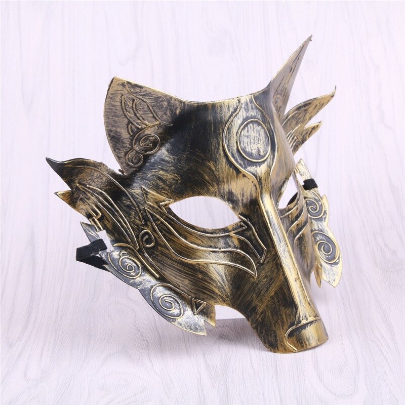 Halloween costume ball wolf head mask retro party werewolf kill game surrounding animal mask mask mask props