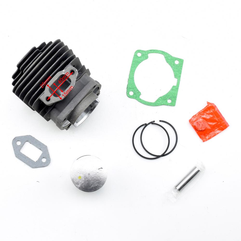 44-5 49cc 2 Stroke Gas Engine Head Cylinder 44mm With Piston Kits For Scooter ATV Motorized Bicycle Motor Mini Quad Bike
