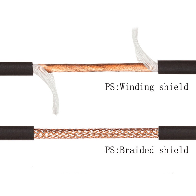 GuSuo 2 Meter Copper Wire OFC Line For DIY Mic XLR Interconnect Audio Cable Microphone line 2M