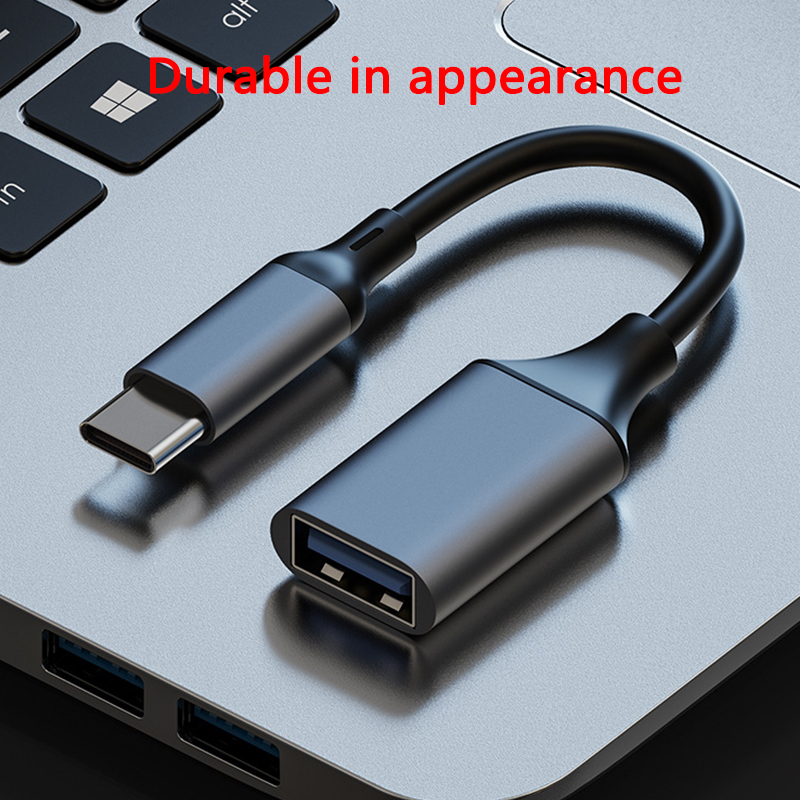 OTG Typ C auf USB 3.0 Adapterkabel USB C auf USB A Buchse OTG-Kabel für Telefon PC Tablette U Disk Datenübertragungsanschluss