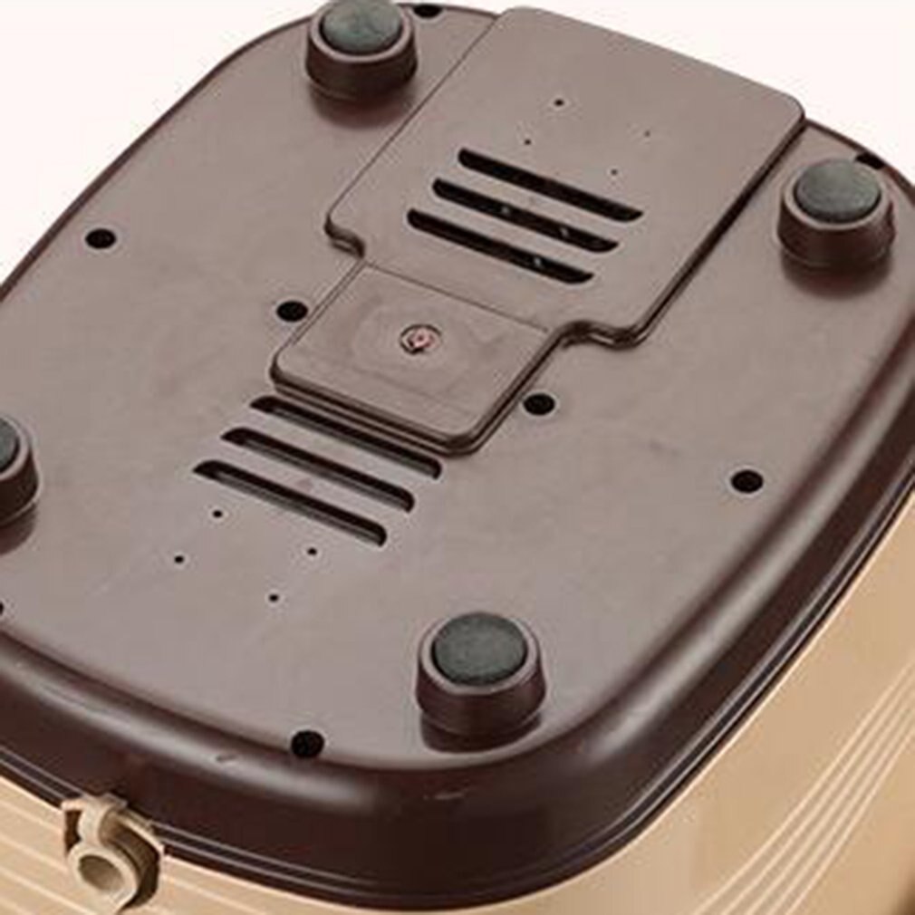 Foot Tub Automatic Massage Heated Foot Bath Barrel Home Electric Heated Footbath Portable Durable Infrared Sterilization