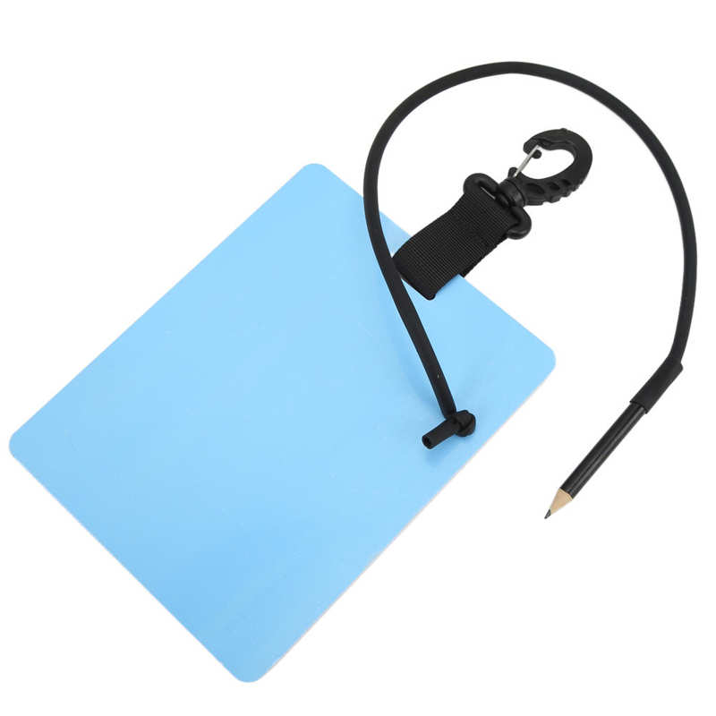 Ardoise D’écriture Sous-marine - Tableau Plastique Avec Crayon Flottant Pour Plongée, Snorkeling, Communication