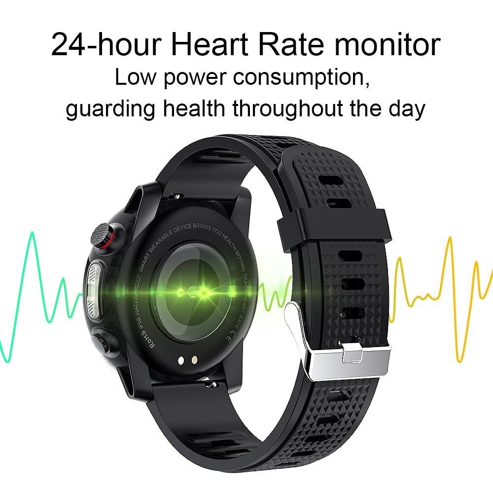696 l15 360 x 360 pixels smart watch herre pulsmåler armbånd blodtryk vandtæt sport smartwatch armbånd