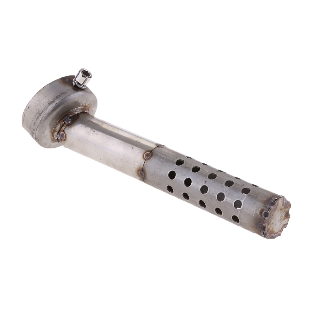 160mm Motorbike Angled Exhaust Muffler Can Baffles DB Killer Silencers 48mm