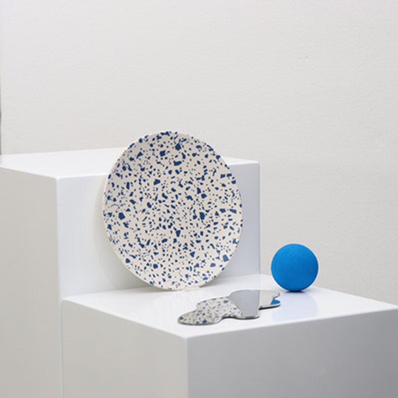 Piatti creativi dipinti a mano piatto da picnic piatto da frutta fibra di bambù contenitore per alimenti per la casa piatto da pranzo ciotola di riso stoviglie per bambini: F