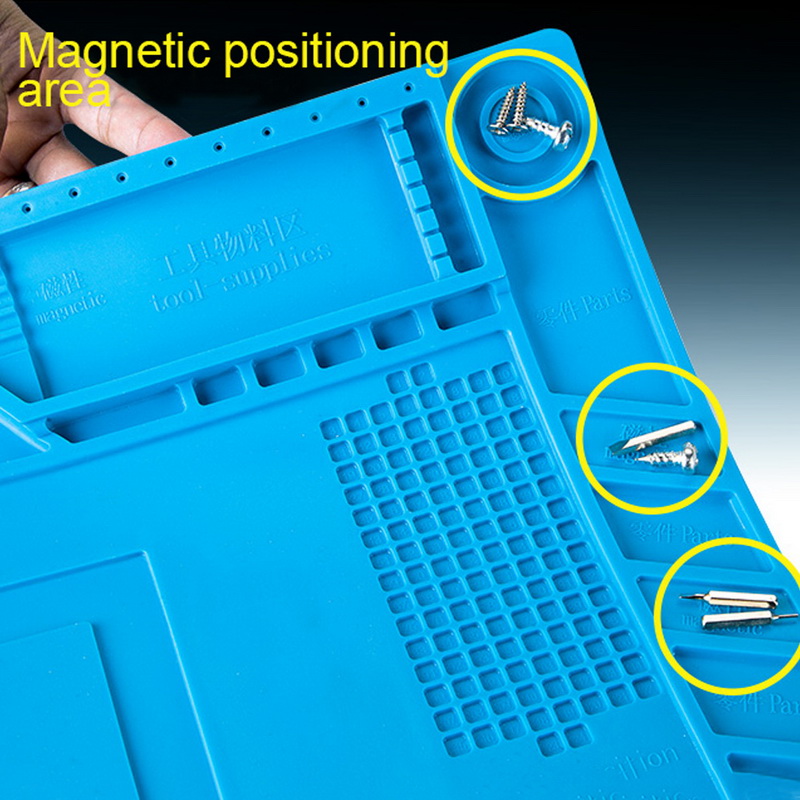Heat Insulation Working Mat ESD Soldering Station Heat-resistant Phone Repair Maintenance Mat Electrician Insulator Pad Platform