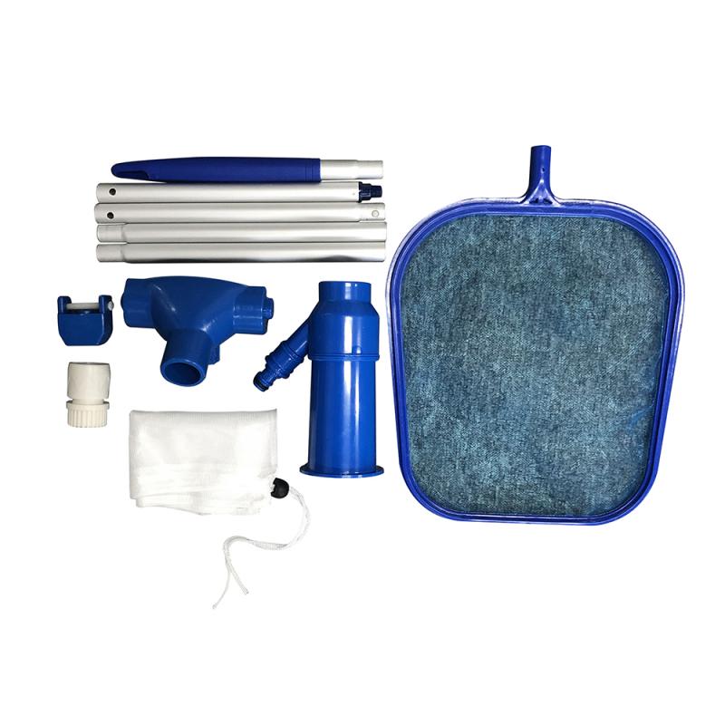 Pool Spa Pond Mini Jet Vac Vacuum Cleaner W/ Brush Bag And 4' Pole For Cleaning A Spa Pond Fountain Above-ground Spasher Pools