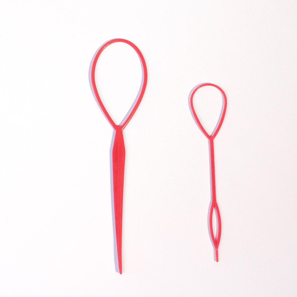 2 stk kvinder curler quick dish multifunktion hårstyling værktøjer gør-det-selv salon bryllup fletningsmaskine hårtilbehør: 2 gp 5
