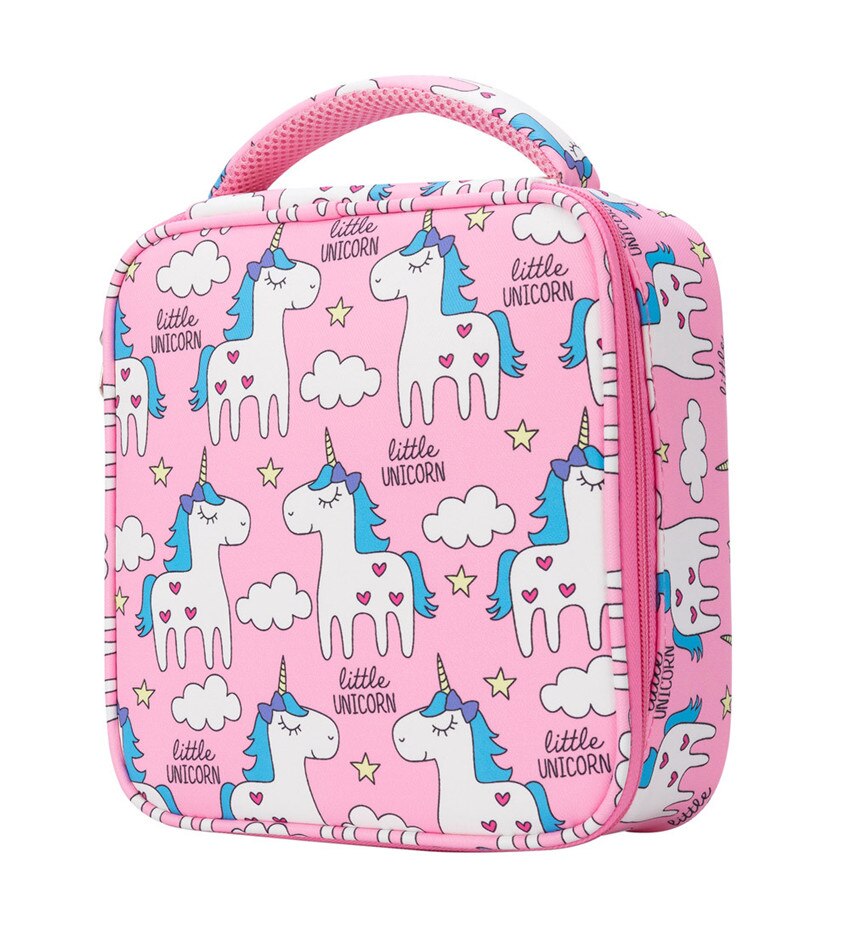 Einhorn schüler mittagessen tasche Isolierte Mittagessen Taschen Oxford Reise Notwendig Picknick Beutel unisex Thermische Abendessen Kasten Lebensmittel fallen