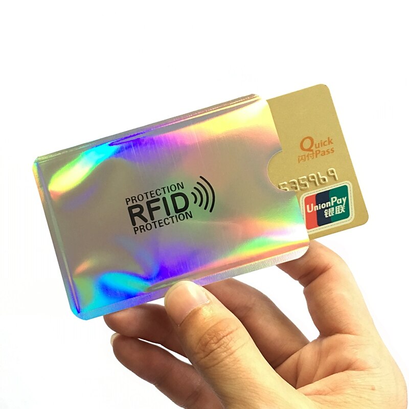 Anti Rfid Kaarthouder Nfc Blokkeren Reader Lock Id Bank Kaarthouder Case Bescherming Metalen Credit Card Case Aluminium F051
