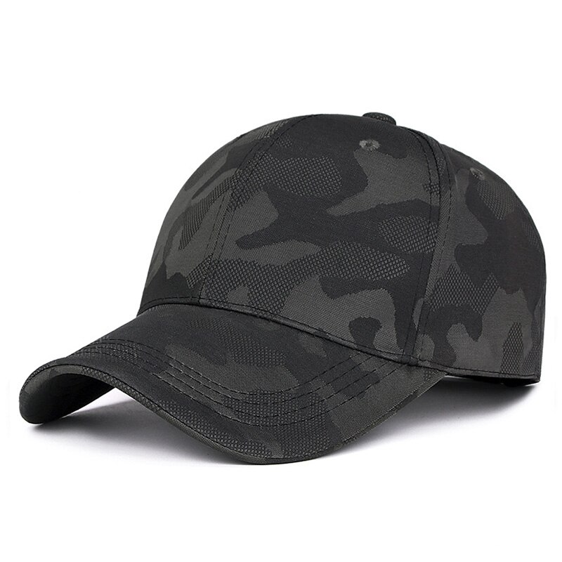 HSSEE-Sombrero de béisbol de malla para hombre, de algodón suave gorra de béisbol de , sombrero de pesca, senderismo, accesorios deportivos: Gray