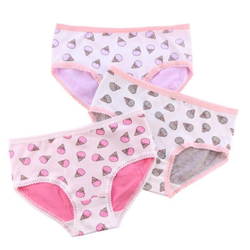 4 pz/lotto Bambini Biancheria Intima di Cotone Ragazze Slip Solid Vita Bassa Brevi Riassunti Delle Signore Comode Mutandine e boxer TWY-L231-4p