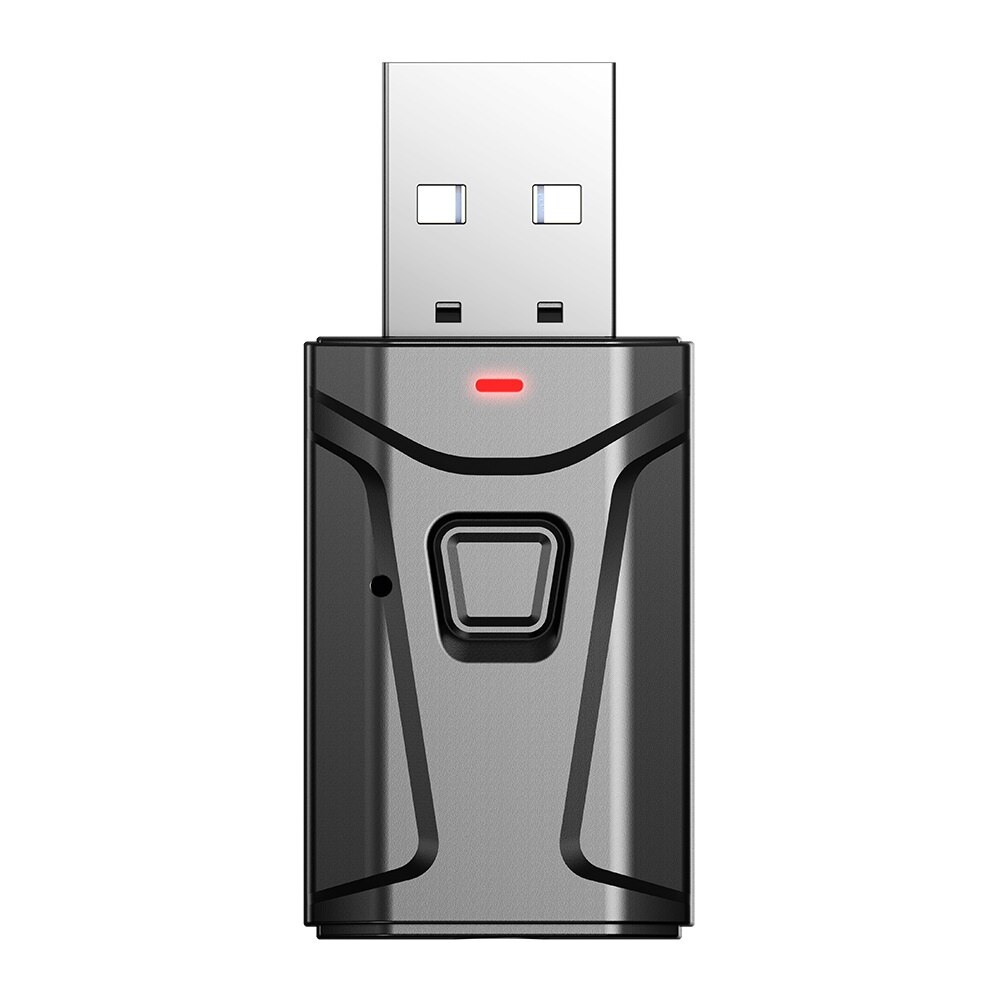 Receptor de Bluetooth inalámbrico, adaptador compatible con USB 5,0, 3,5mm, para PC, ordenador, Mini transmisor de Bluetooth de música