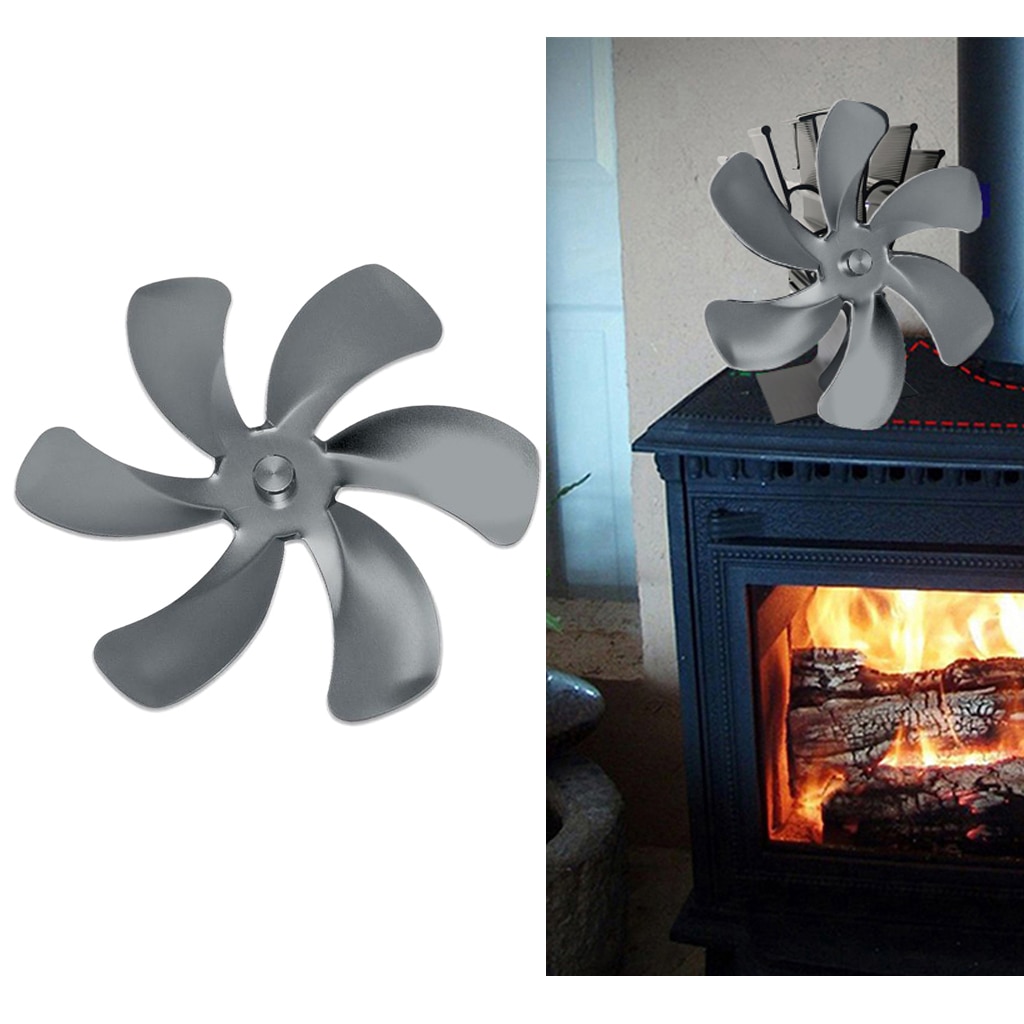 Universal Fireplace Fan Replacement Blades Stove Wood Warm Fan Repair Parts