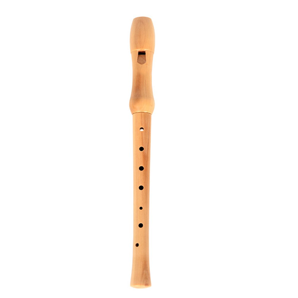 Flauta de madera de 8 agujeros, instrumento Musical Soprano largo, herramienta educativa, grabador de instrumentos tipo alemán