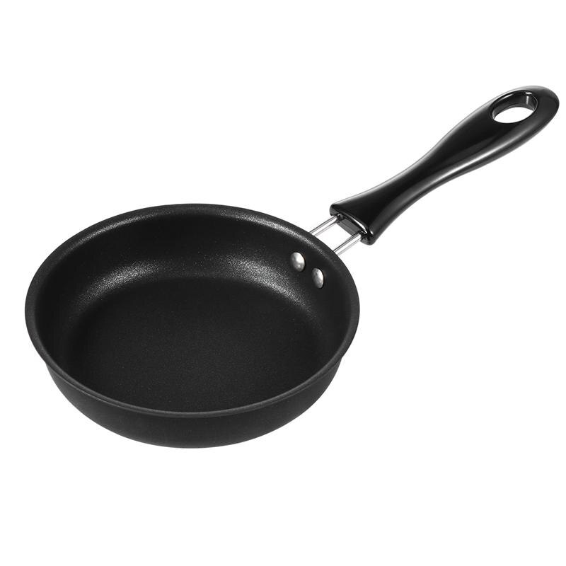 Mini pander omelet nonstick bakelit håndtag varmeisolering anti-skoldning skrue forstærkning giftfri gryde anti-ridse