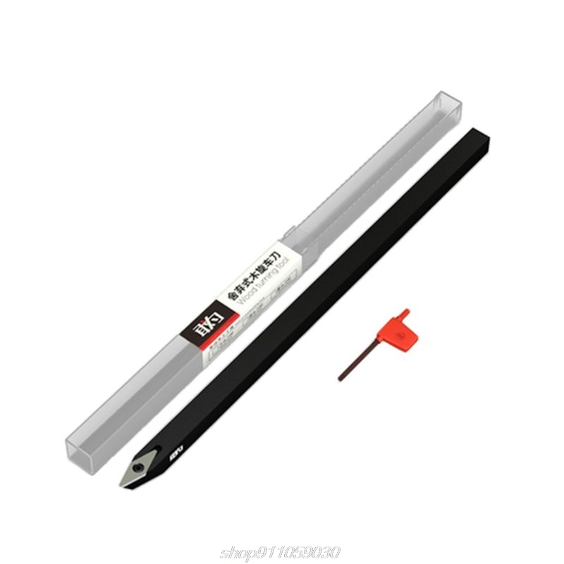 1Set Hollowing Wood Turning Tool Rotary Chisel Diamond Head Arbor R-shaped Knife for Lathe Woodworking Turning N26 20