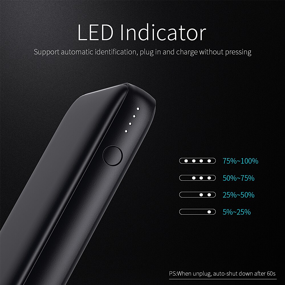 Essager Slanke Power Bank 10000 Mah Dual Usb Powerbank 10000 Mah Poverbank Draagbare Oplader Externe Batterij Voor Redmi Note 8 pro