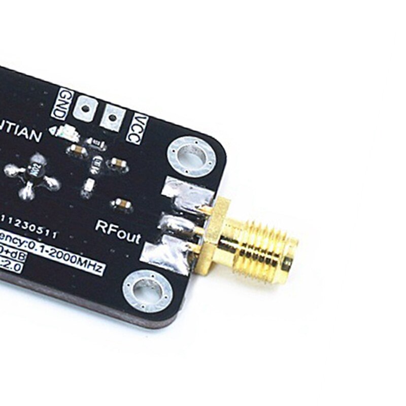 High Frequency RF Amplifier 0.1-2000MHz 30DB High Gain Module V2.0 System Impedance 50 Ohms