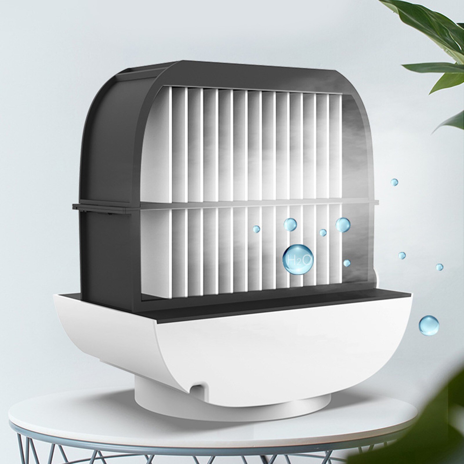 Desktop Air Conditioner Fan Usb Mini Cold Air Cooler Purifying Humidifying Air Cooling Fan For Office Home Summer Small Desk Fan
